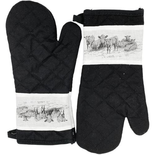 Oven Mitt - Cotton - Farm (1 pair) - QF002Farm — Each (2 CT)