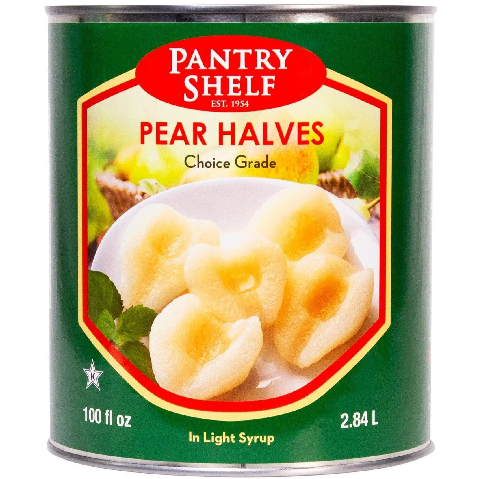 Pantry Shelf - Pear Halves — Each (2.84 L)