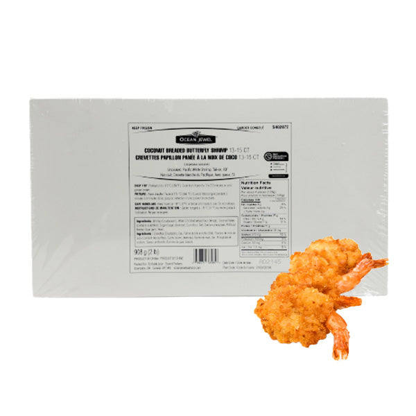 Ocean Jewel - Raw Breaded Coconut Shrimp 13/15CT 2LB