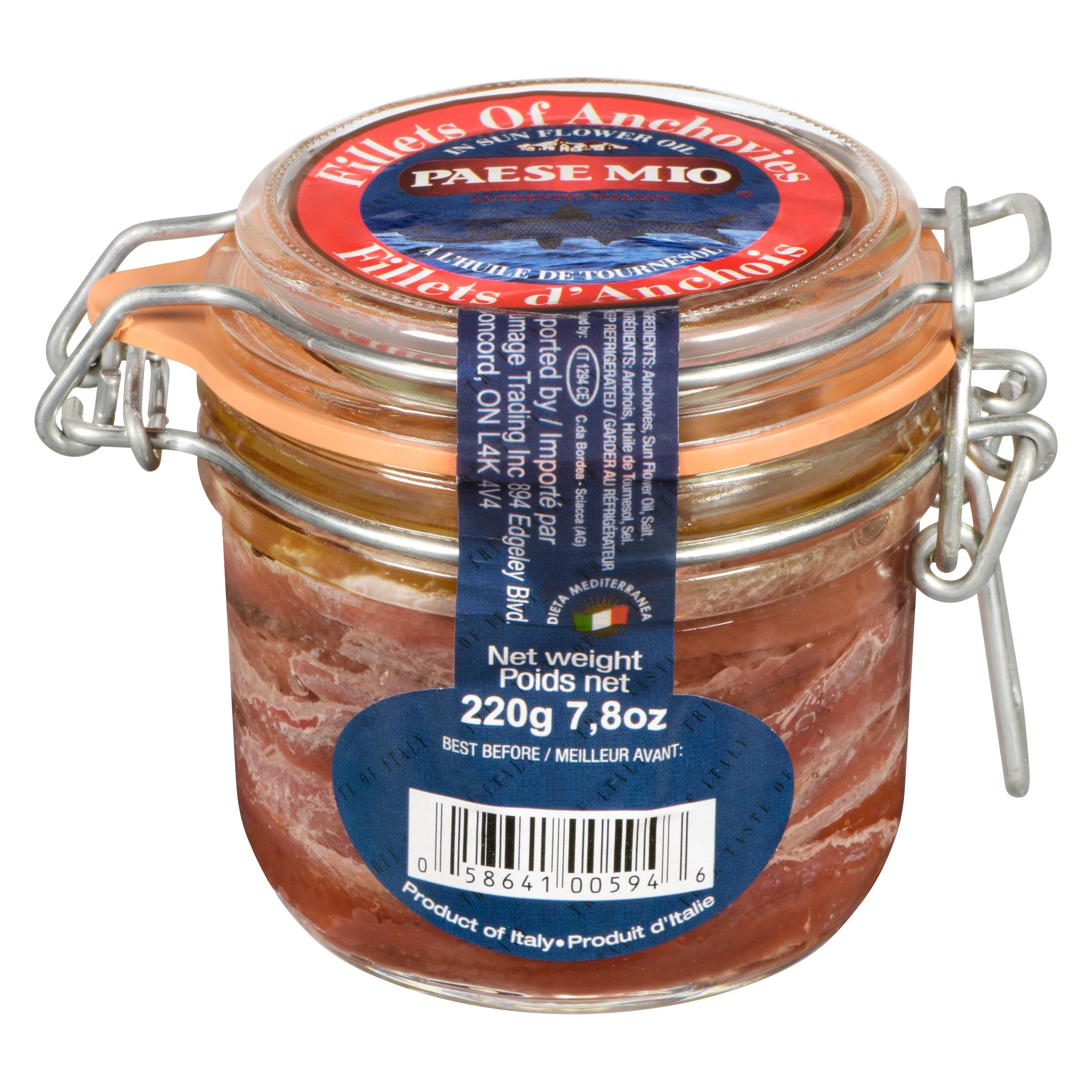 Paese Mio - Large Anchovy Fillets 220GR