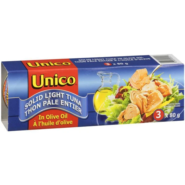Unico - Olive Oil Tuna 3x80 GR