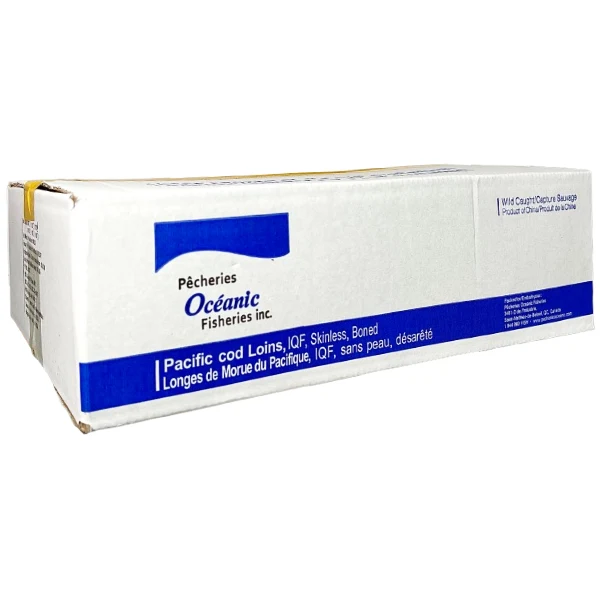Oceanic Fisheries - Pacific Cod Loins 5 OZ 10LB