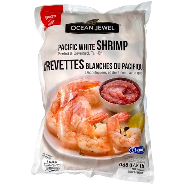 Ocean Jewel - Cooked Shrimp 16/20 5x2 LB