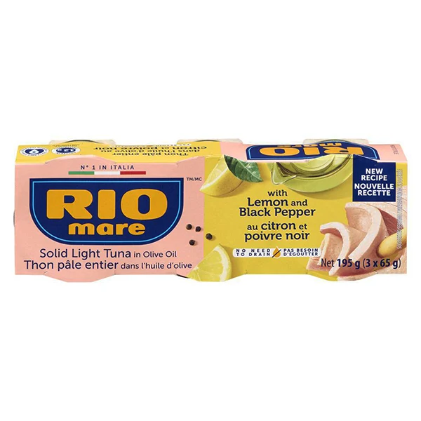 Rio Mare - Tuna Lemon Pepper 3x65 GR