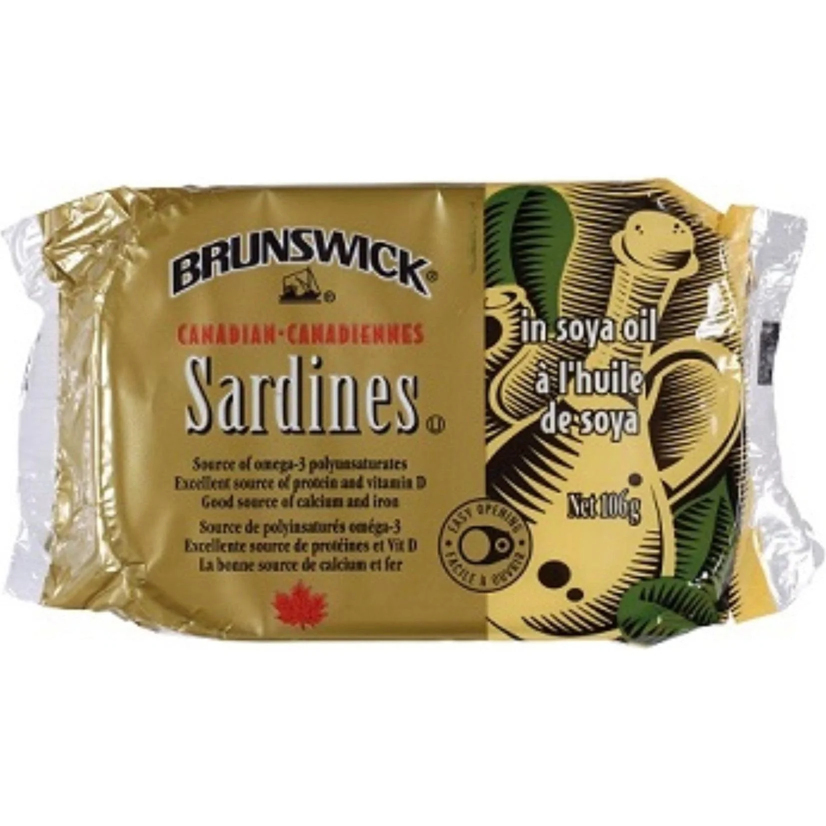 Brunswick - Sardines - in Oil — Case (18 x 106 G)