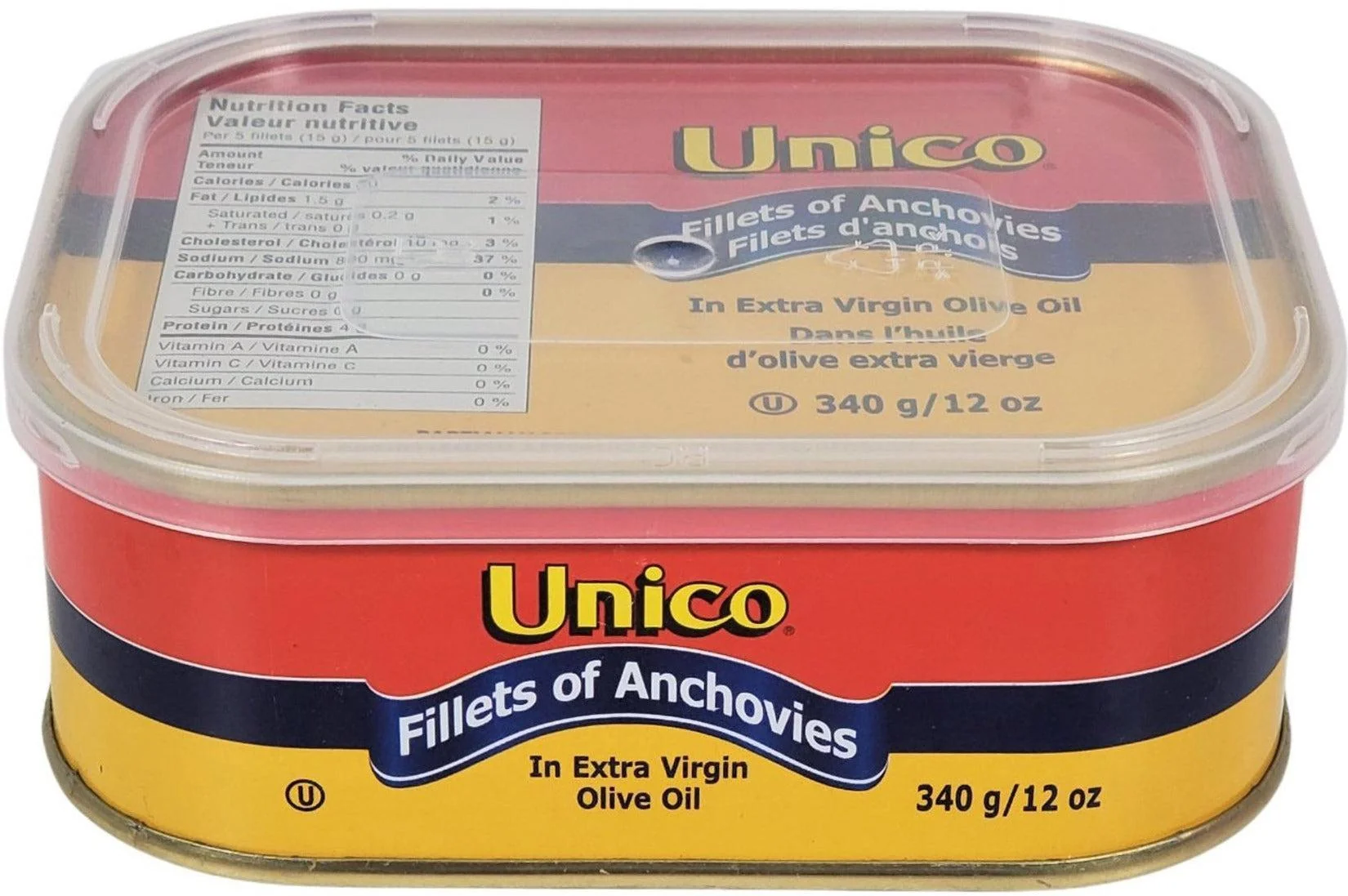 Unico - Anchovies - Fillets — Case (24 x 340 G)