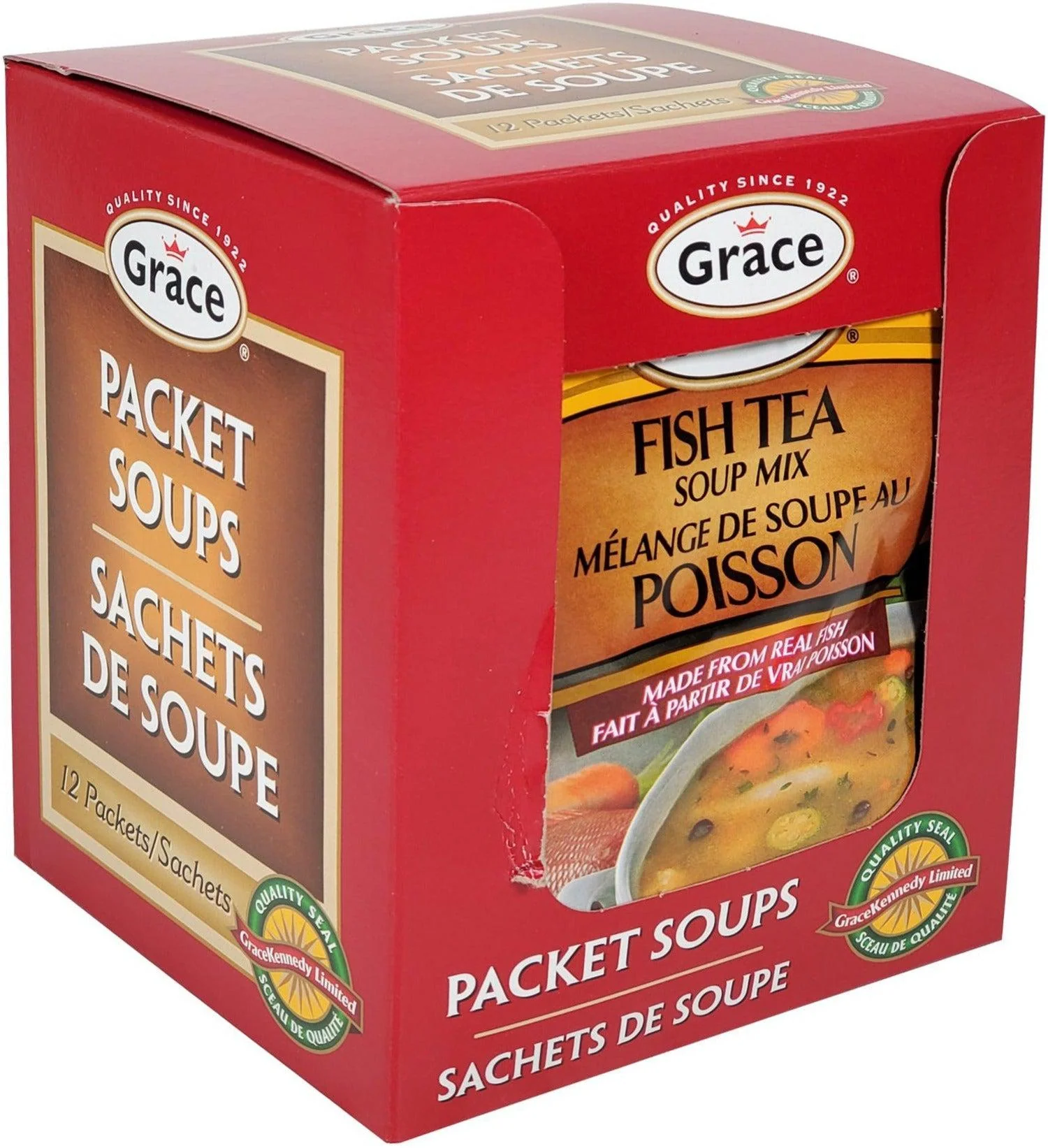 Grace - Soup Mix - Fish Tea — Case (12 x 45 G)