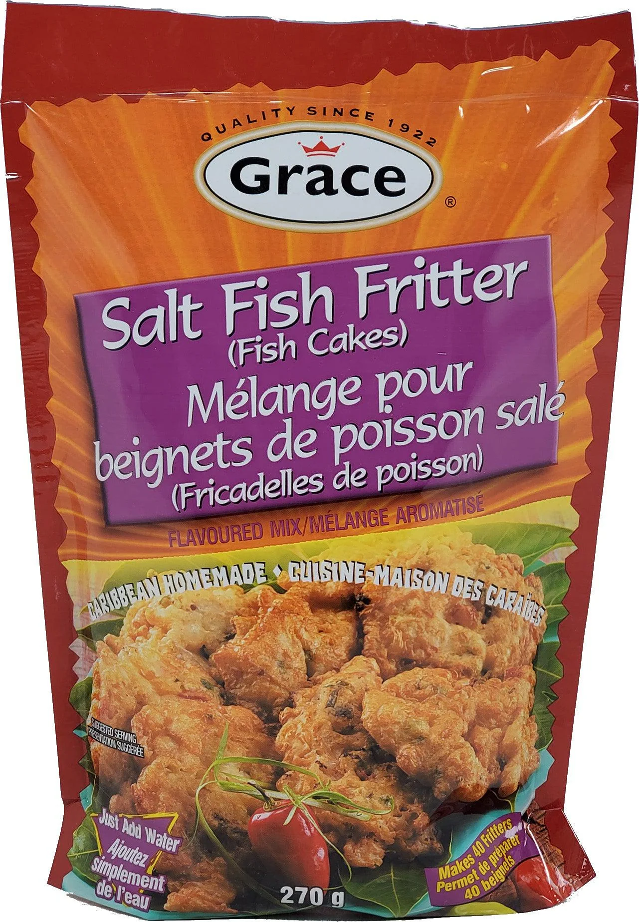 Grace - Salt Fish Fritter Mix (Fish Cake) — Each (270 G)