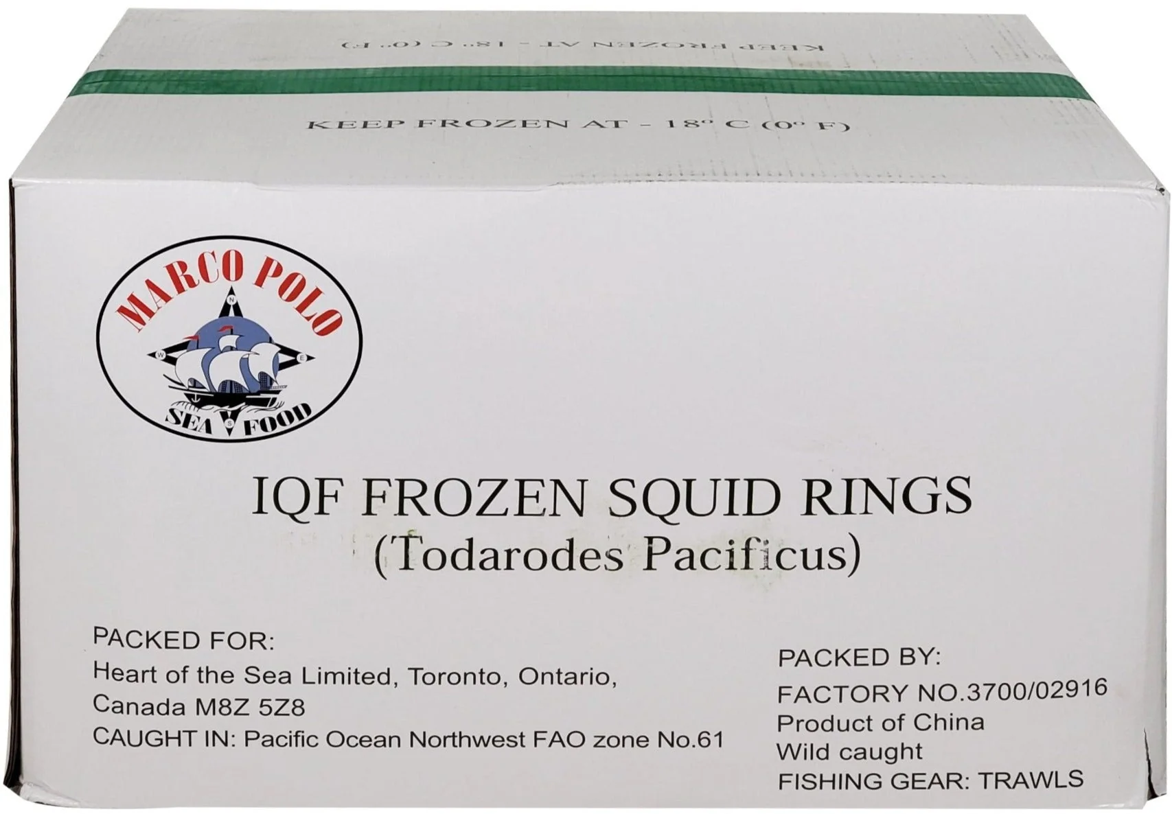 Marco Polo - Jumbo Squid Rings — Each (2 LB)
