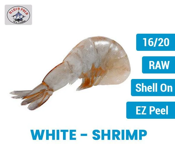 Marco Polo - 16-20 EZ Peel Shrimp — Case (5 x 2 LB)