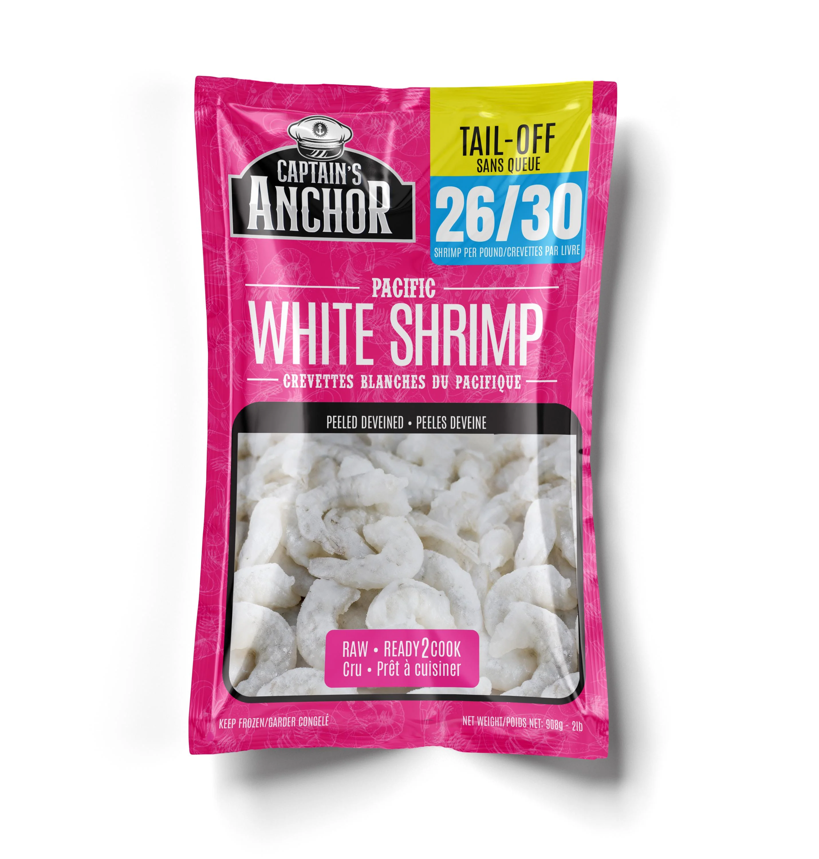 Captain's Anchor - 26-30 P & D Shrimp - Tail-Off — Each (2 LB)