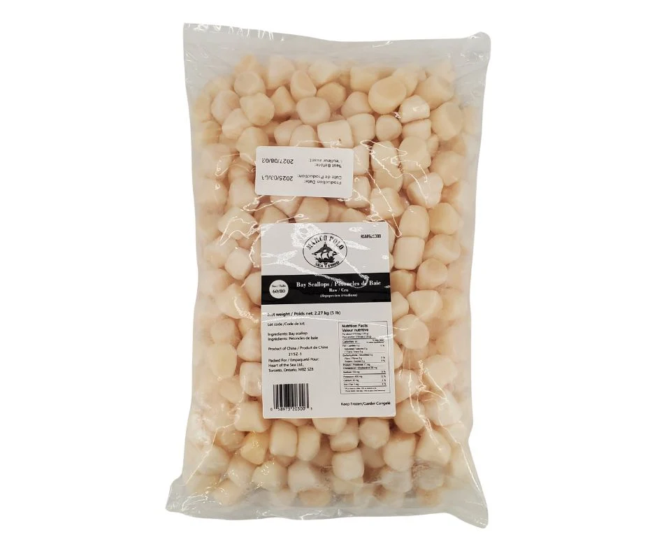 Marco Polo - Bay Scallops 60-80 Count / LB — Each (5 LB)