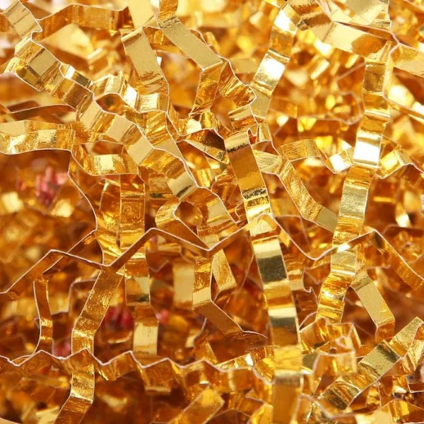 Metalic Gold Crinkle Cut Paper 1LB