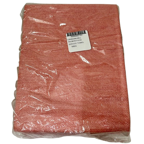 Canadian Mill - Salmon Food Service Towel 13inx17in 50EA