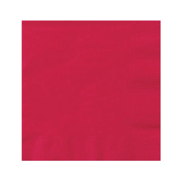 Unique - Ruby Red Luncheon Napkins 20EA