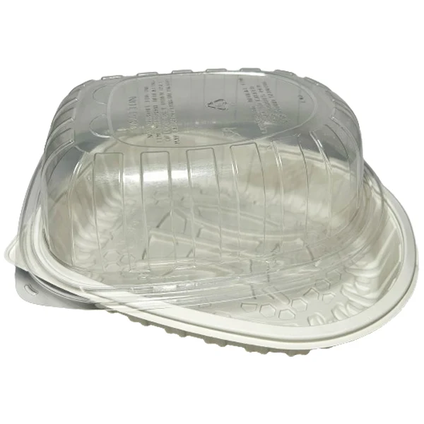 Pactiv - Medium White Roaster Base With Dome Lid 220EA