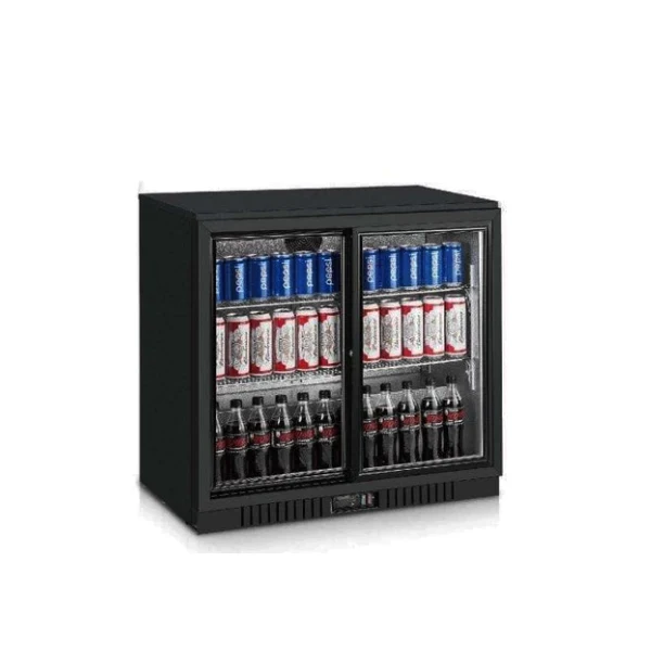 Coolasonic - LG208S Double Sliding Door Back Bar Cooler EA