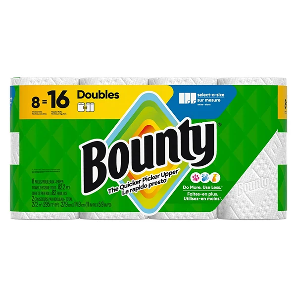 Bounty - Paper Towels 8=16 Doubles 8CT