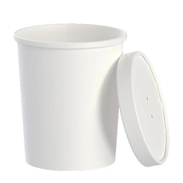Solo - 32oz White Combo Paper Food Container 250CT