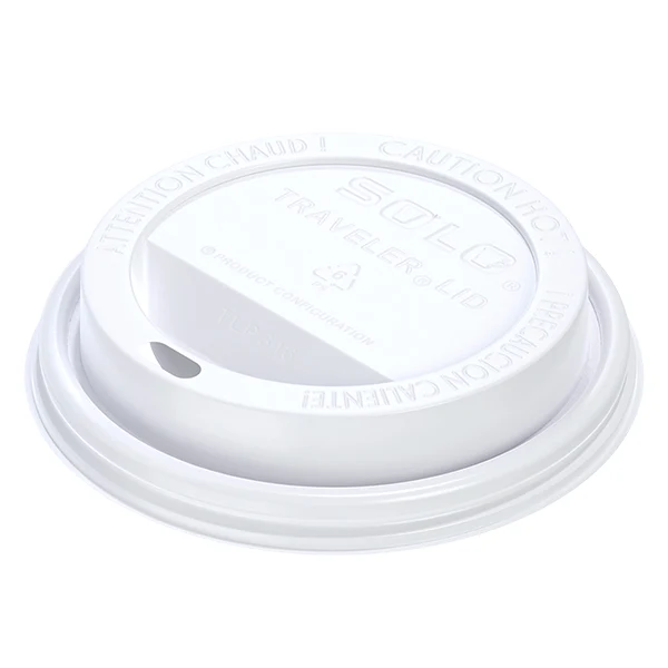 Solo - Tvr White Dome Lid 10-20OZ 100PK