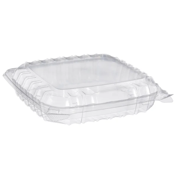 Dart - 8in Square Shallow Container 2x125 PK