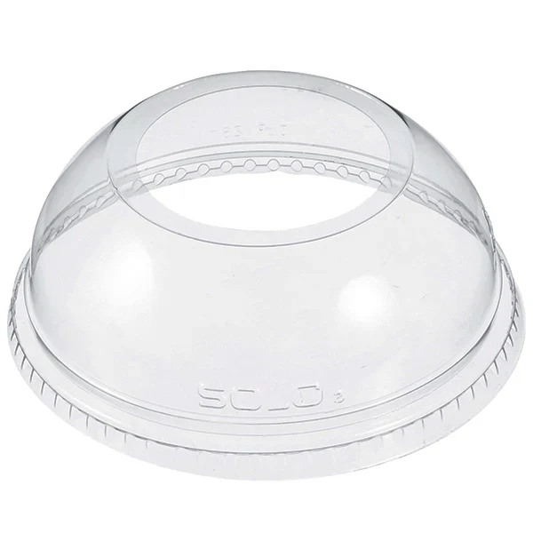 Dart - 16/24OZ Dome Lid With Wide Hole 10x100 EA
