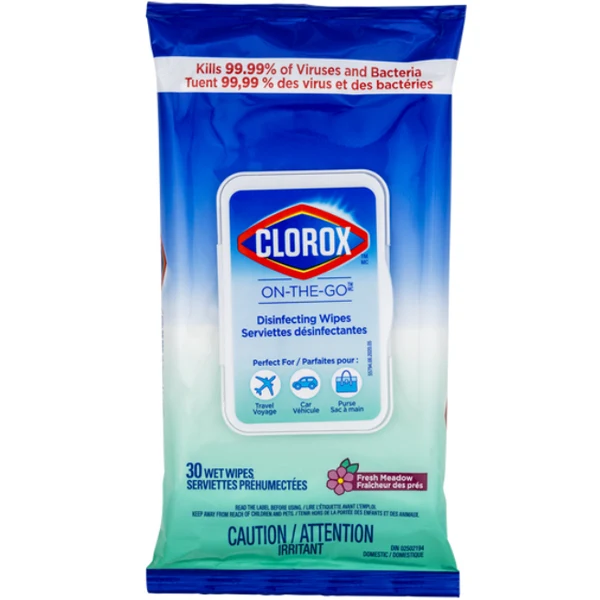 Clorox - ON The Go 30 Wet Wipes 12EA