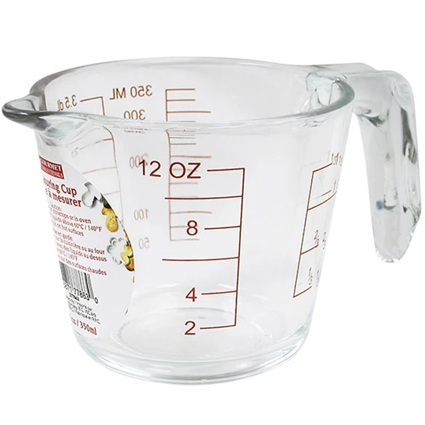 Gourmet Kitchen - Measuring Cup Glass 1CUP 350 ML