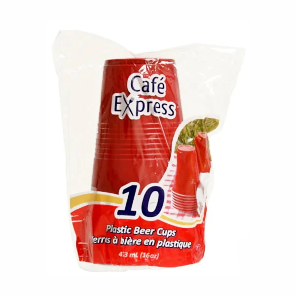 Cafe Express - Exp Red Beer Cup 16oz 20x50 EA