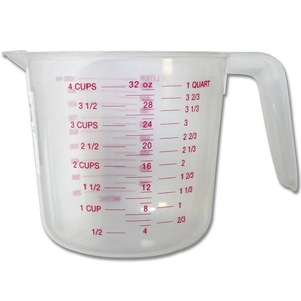 Ai De Chef - Measuring Cup Plastic 1 Litre 1EA