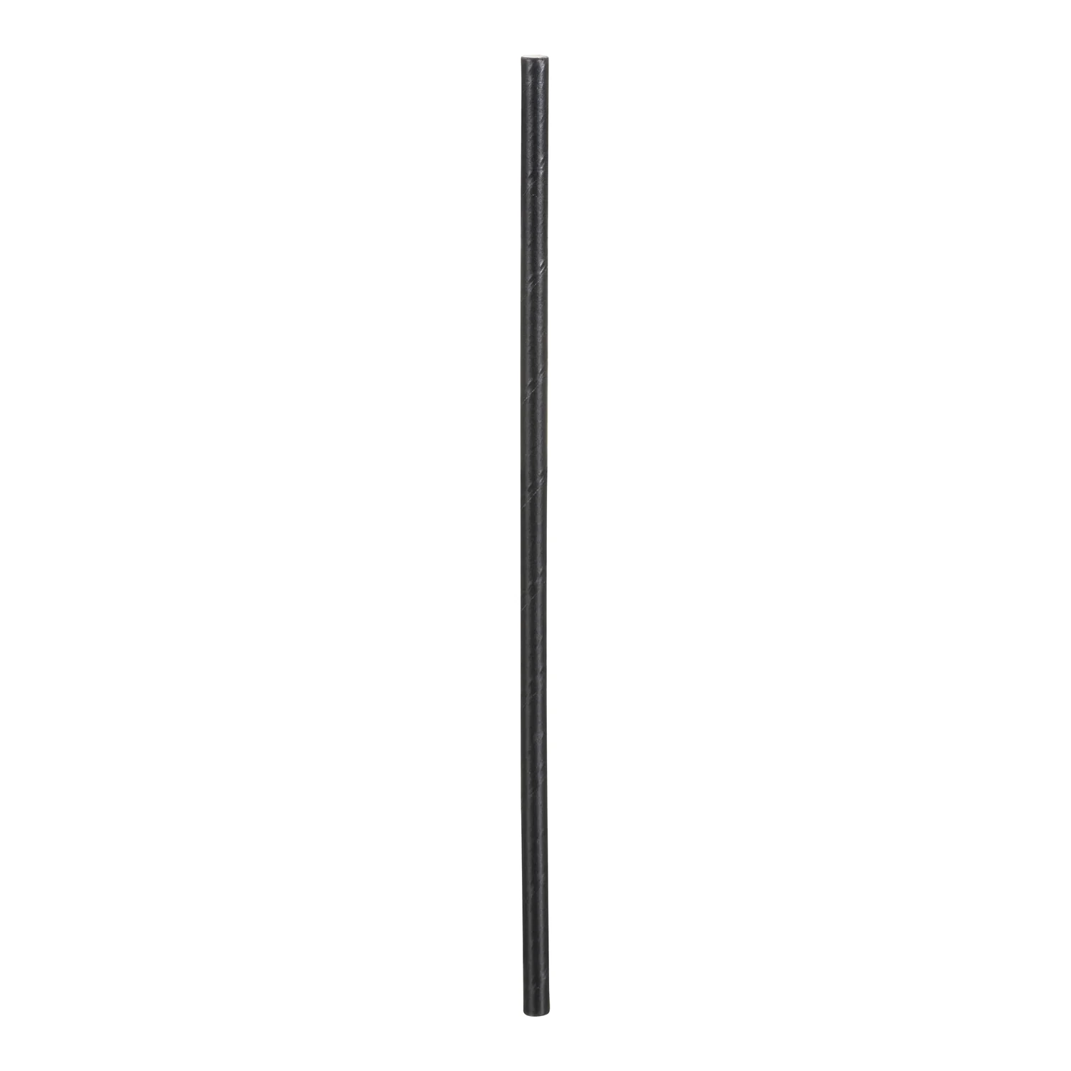 Stonestraw - 8" Solid Black Cocktail Paper Straw 500EA
