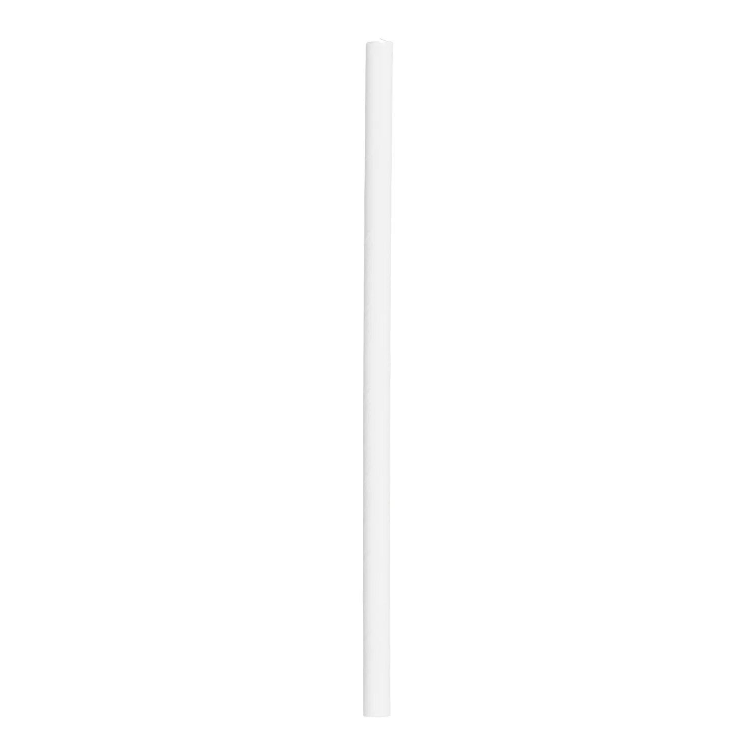 Stonestraw - 8" Solid White Super Jumbo Paper Straw 300EA