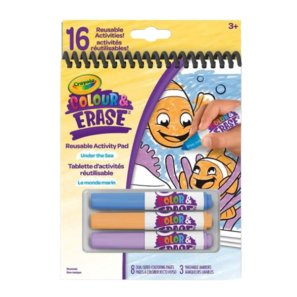 Crayola - Colour N Erase Under The Sea Reusable Activity Pad 1EA