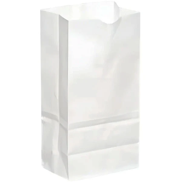 Rosenbloom - Plain White Grocery Bags 8LB 500 CT