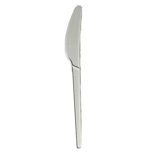 Maher - Knife Heavy Weight White Compostable 1000EA