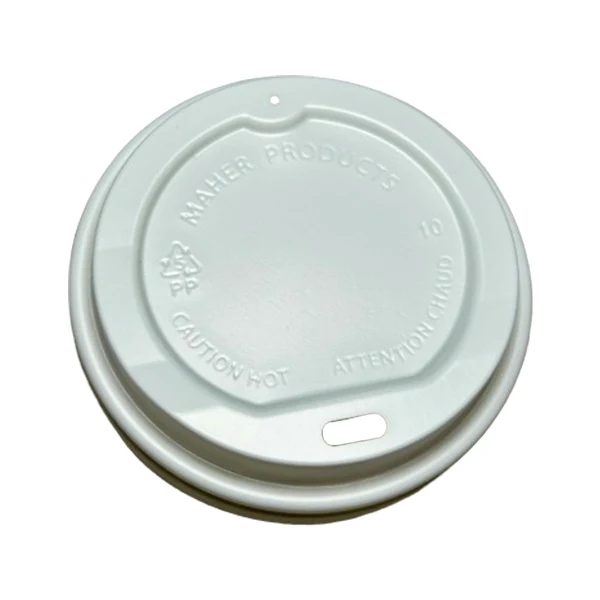 Maher - Dome Lids White 8-24OZ 50 PK