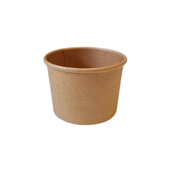 E2E - Kraft Soup Container 8OZ 20x50 CT