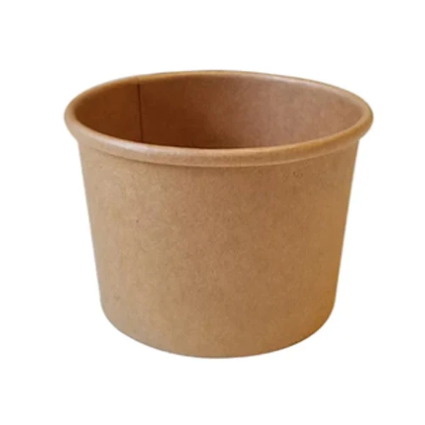 E2E - Kraft Soup Container 8OZ 50CT