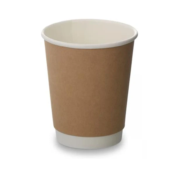 Maher Products - 12oz Brown Double Wall Cup 25 PK