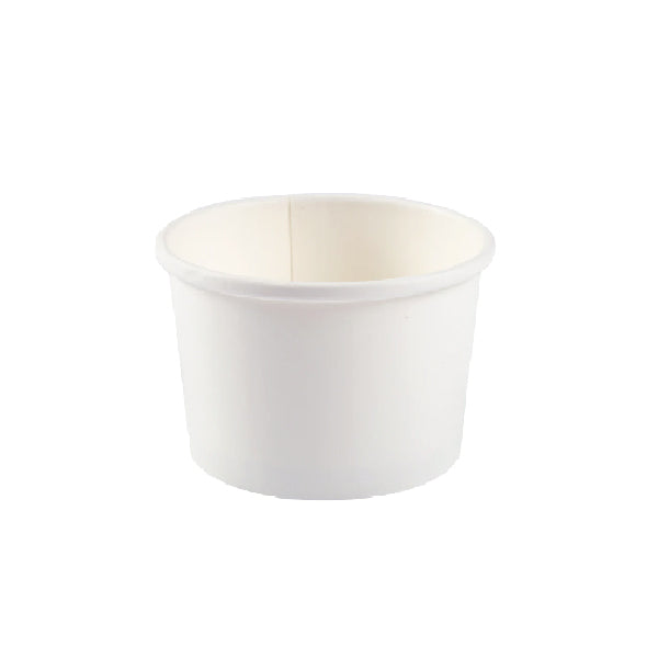 Maher - 8oz White Food Container Double Coated 20x50 PK
