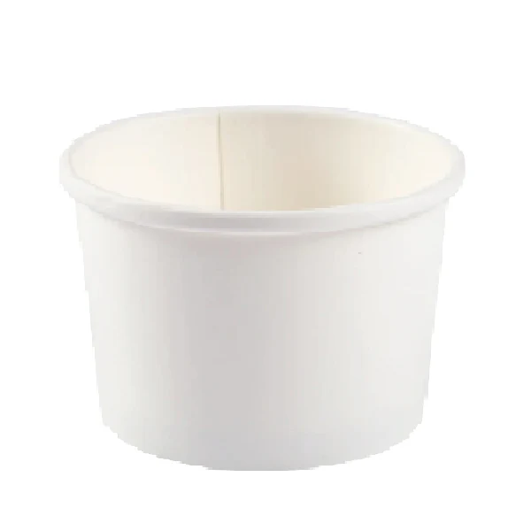 Maher - 16oz White Food Container Double Coated 25 PK
