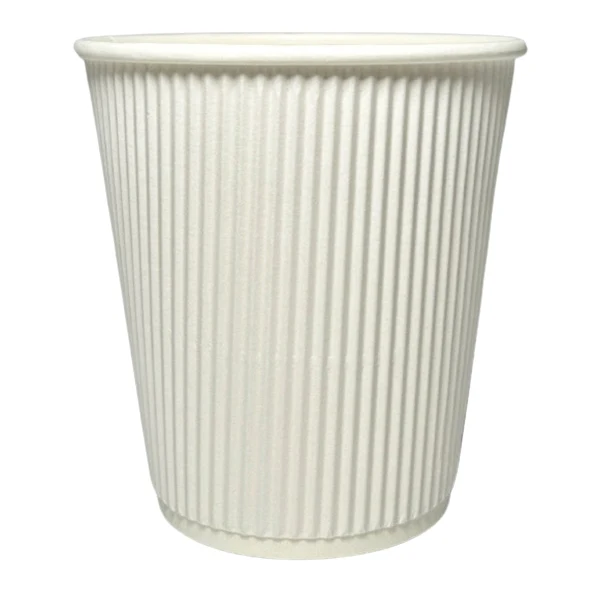 Maher Products - 12oz White Ripple Wall Cup 20x25 PK