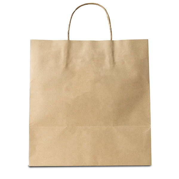 Maher Products - Kraft Paper Rope Handle Bag 13x8x13 IN 250 CT