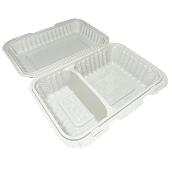 Lr - 2-Comp Hinged Container 150EA