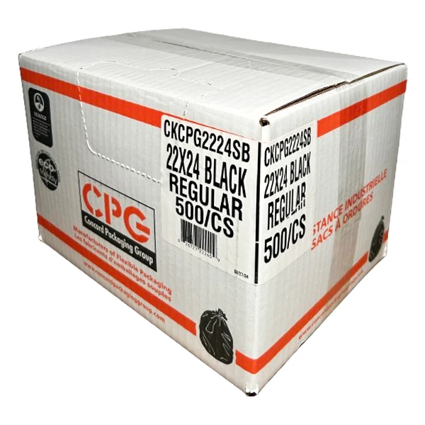 Cpg - Utility Black Garbage Bags 22X24 500PK