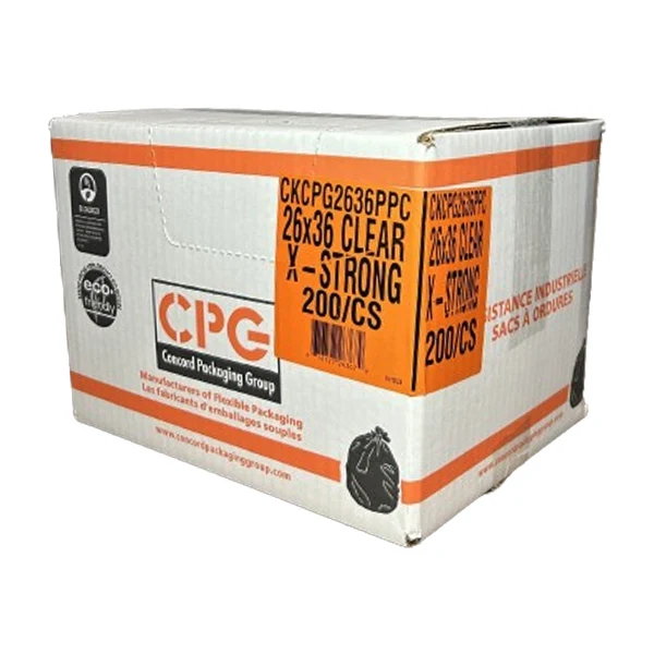 Cpg - x-Strong Clear Garbage Bags 26X36 200PK