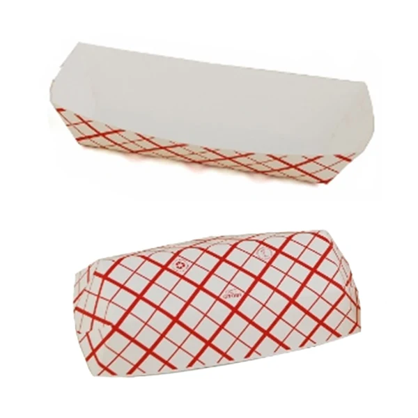 Southland - Hot Dog Tray Red Check 7"x2.75"x1.5" 4x250 CT