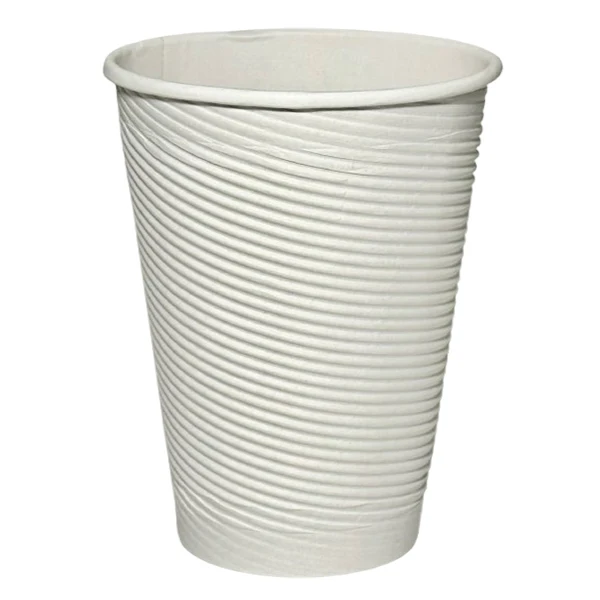 E2E - Foodpack 12OZ Insulated Single Ripple Hot Cup 50PK
