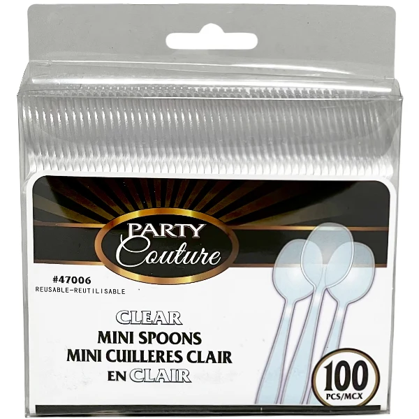 Madison - Clear Mini Spoons 100CT