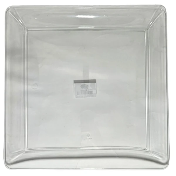 Madison - Clear Square Tray 16inX16in EA
